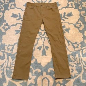 Levi’s 513 Slim Straight 33x32 Brown Jeans